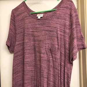 2x LuLaRoe Pink & Black Carly